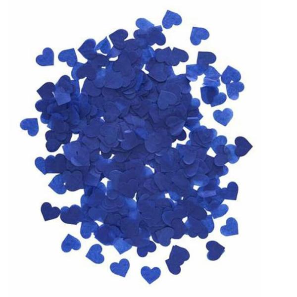 1.5Cm Heart Paper Confetti Table Scatters – Navy Blue  |   Heart Confetti