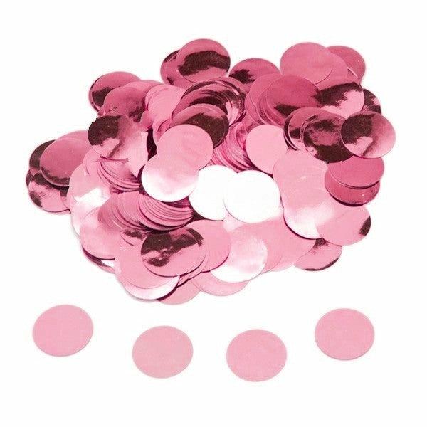 1.5Cm Round Foil Confetti – Metallic Light Pink  |   Foil Confetti