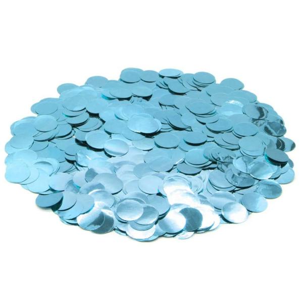 1.5Cm Round Light Blue Foil Confetti  |   Foil Confetti