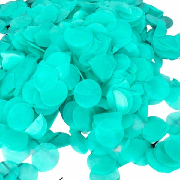 1.5Cm Round Paper Confetti – Turquoise  |   Round Confetti