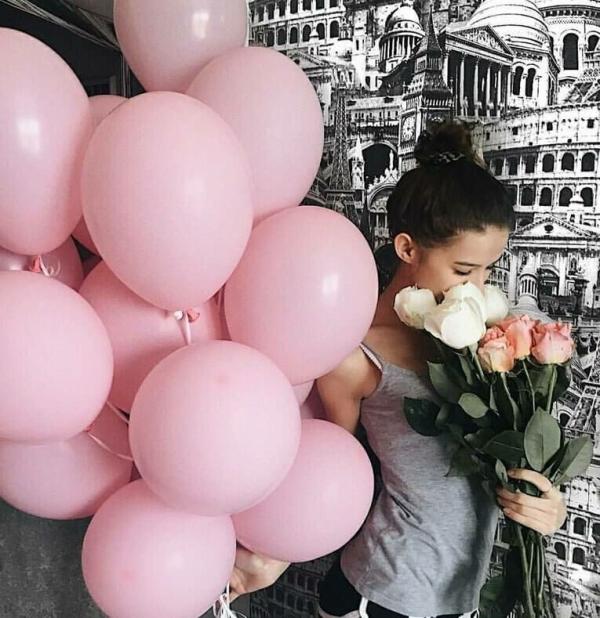 10-Inch Baby Pink Latex Balloons 10Pk  |   Balloon Bouquets