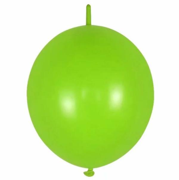 12-Inch Latex Linking Balloons 10Pk- Lemon Green  |   Tail Balloons