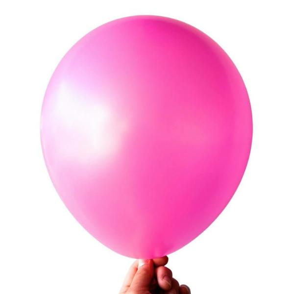 12-Inch Pearl Hot Pink Latex Balloons 10Pk  |   Pearl Balloons