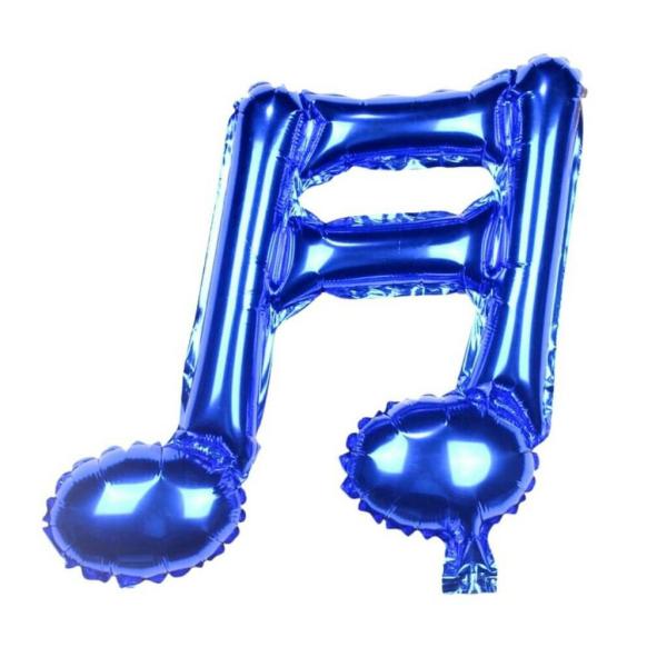 16-Inch Blue Double Music Note Foil Balloon  |   Shaped Balloons