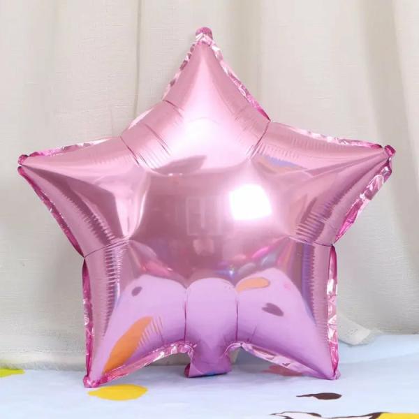 18-Inch Pink Star Foil Balloon  |   Shaped Balloons