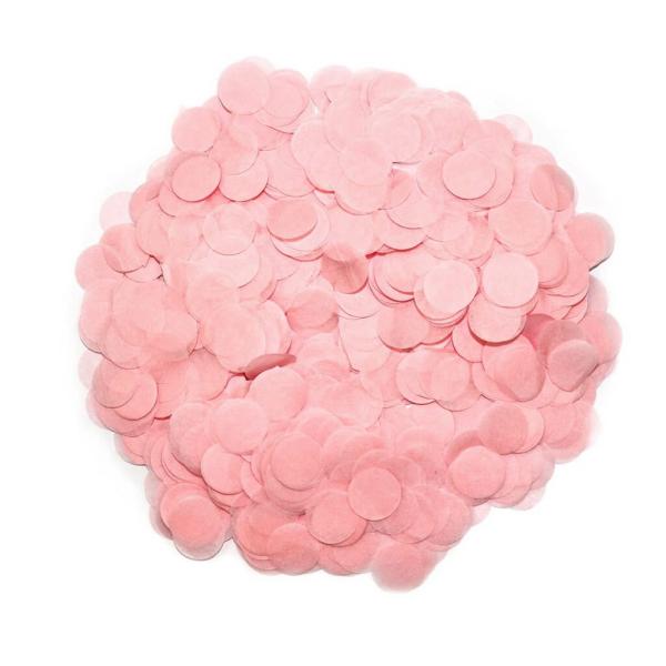 2.5Cm Round Paper Confetti – Baby Pink  |   Paper Confetti