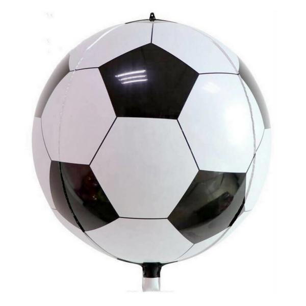 22-Inch Jumbo Orbz Soccer Ball Foil Balloon – Black & White  |   Orbz Balloons