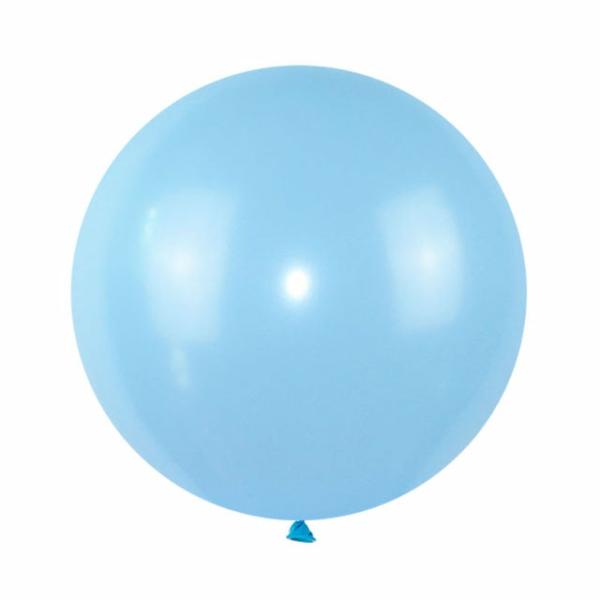 36-Inch Jumbo Round Blue Latex Balloon  |   Giant Balloons