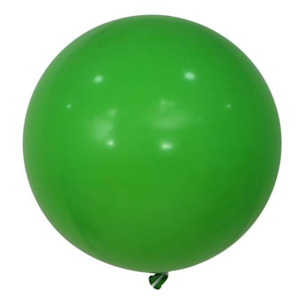 36-Inch Jumbo Round Green Latex Balloon  |   Giant Balloons