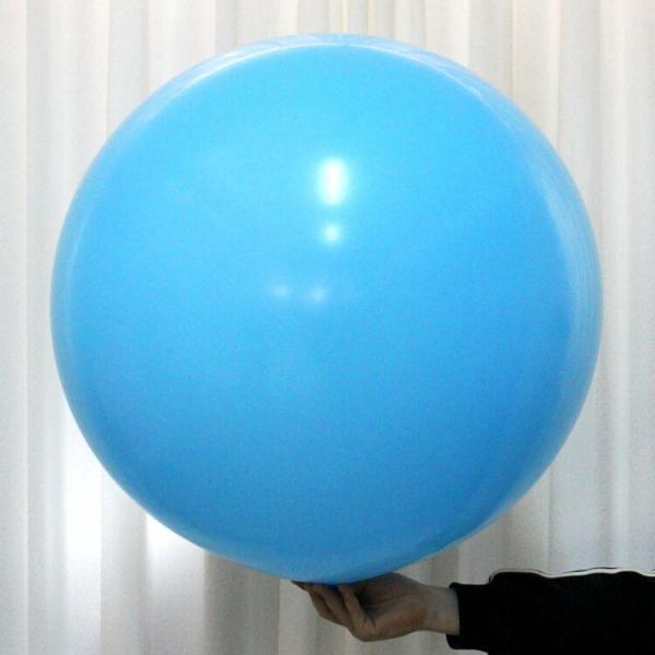 36-Inch Jumbo Round Ocean Blue Latex Balloon  |   Giant Balloons