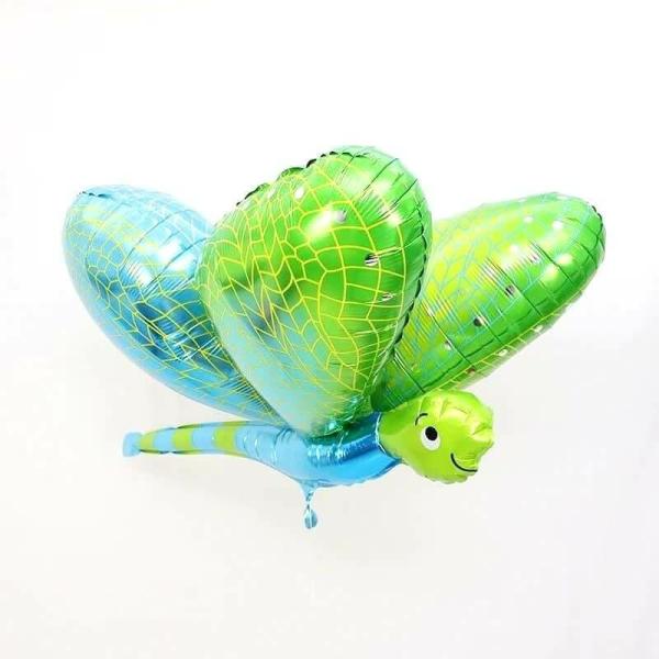 3D Blue Green Dragonfly Foil Balloon  |   Animal Balloons