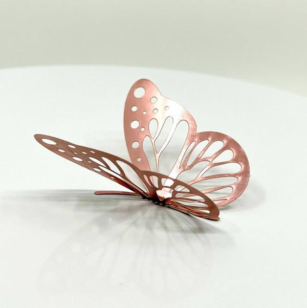 3D Removable Butterfly Wall Stickers 12Pk – Rose Gold  |   3D Butterfly Stickers