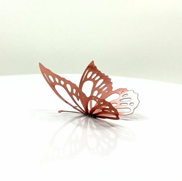 3D Removable Butterfly Wall Stickers 12Pk – Rose Gold  |   3D Butterfly Stickers