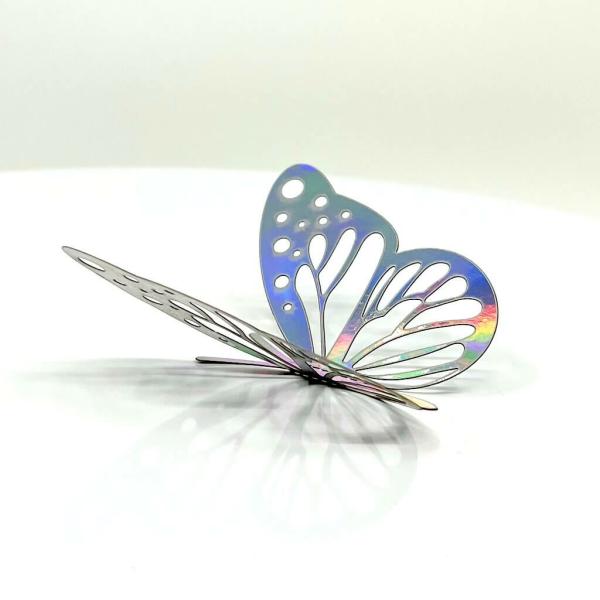 3D Removable Butterfly Wall Stickers 12Pk – Silver  |   3D Butterfly Stickers