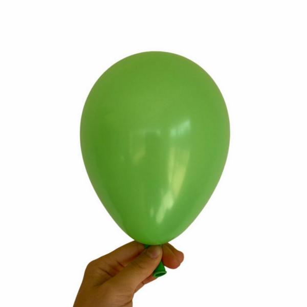 5-Inch Mini Light Green Latex Balloons 10Pk  |   Plain Colour