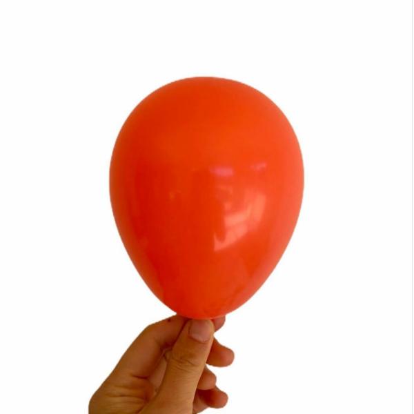 5" Mini Coral Latex Balloons 10Pk  |   Plain Colour