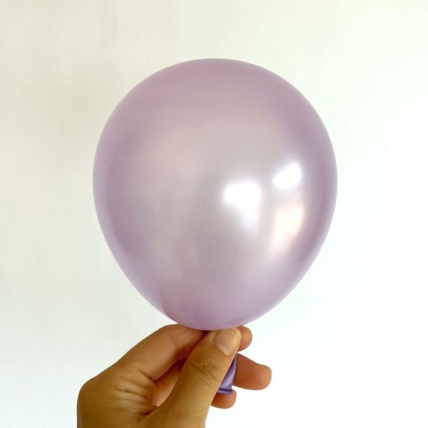 5" Pearl Lilac Mini Latex Balloons 10Pk  |   Pearl Balloons