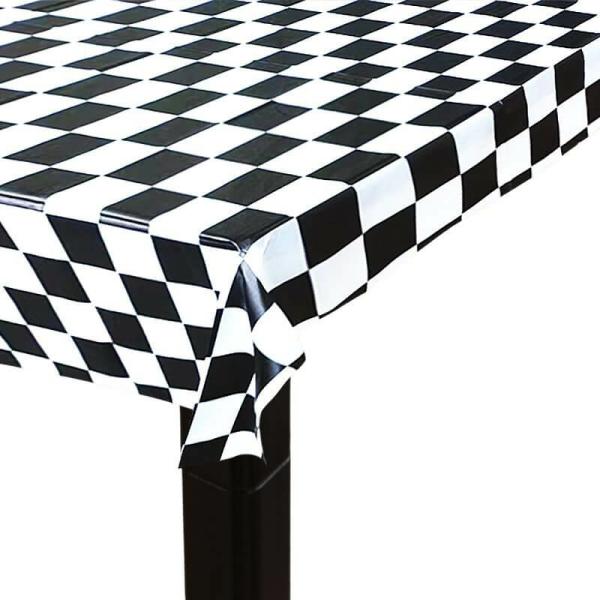 Black & White Checkered Tablecloth  |   Table Covers