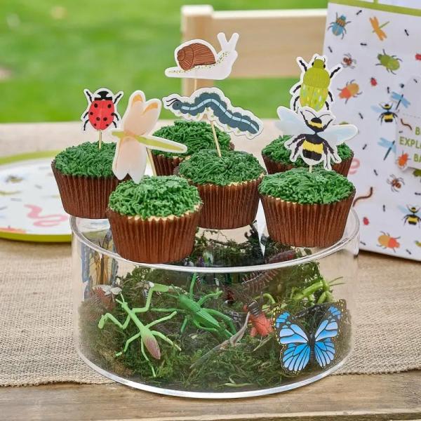 Bug Party Cupcake Toppers 12Pk  |   Cupcake Picks