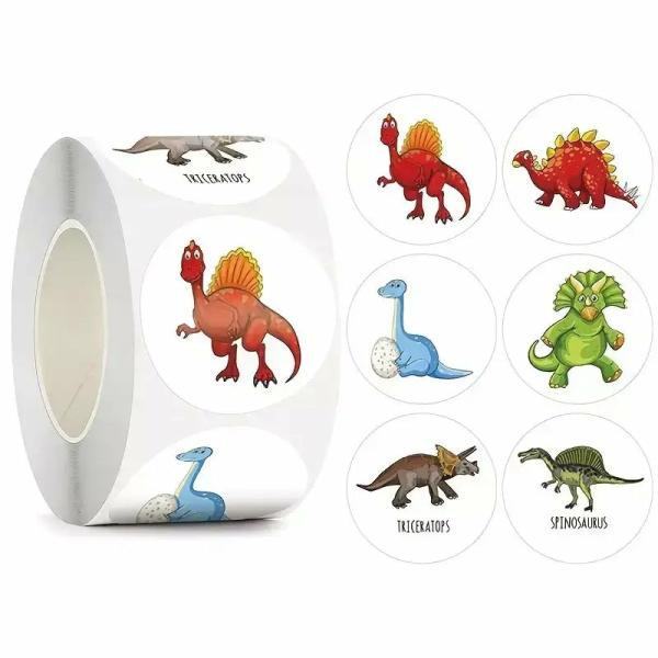 Cute Dinosaur Stickers For Kids 50Pk  |   Stickers