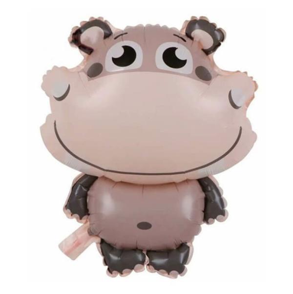 Cute Hippopotamus Foil Balloon  |   Shaped Balloons