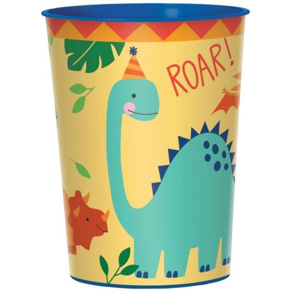 Dino-Mite Dinosaur Party Plastic Favour Cup 473Ml  |   Party Cups