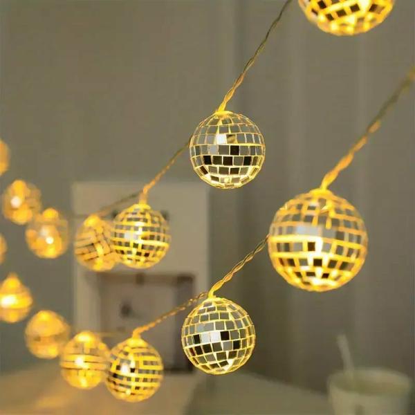 Disco Ball String Light  |   Led Lights