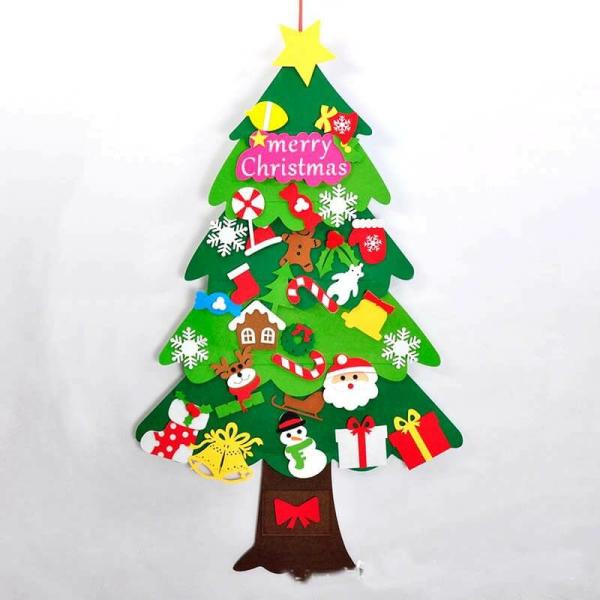 Diy Felt Christmas Tree Kit For Kids – Style P  |   Everlasting Bears