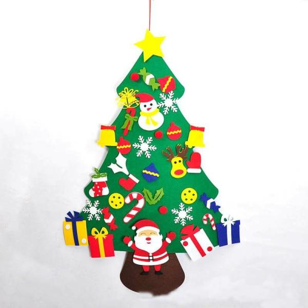 Diy Felt Christmas Tree Kit For Kids – Style Q  |   Everlasting Bears