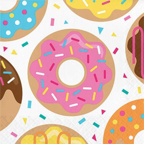 Donut Time Lunch Napkins  |   Party Napkins