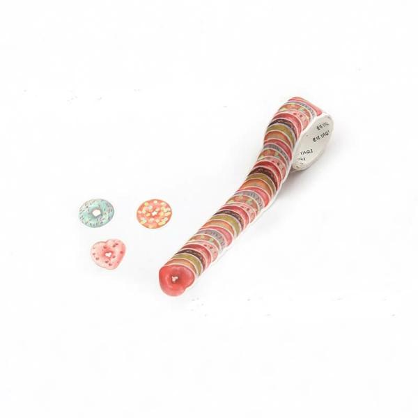 Donut Washi Tape Sticker 200 Roll 8 Design  |   Washi Tape Stickers