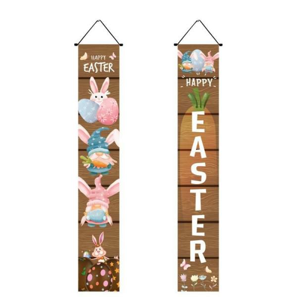 Easter Bunny & Gnome Porch Signs 2Pk  |   Gnomes