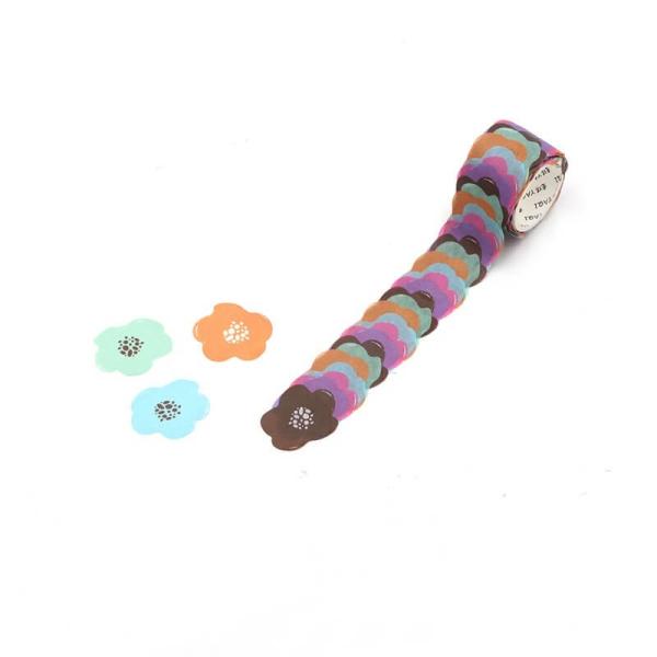 Flower Petal Washi Tape Sticker 200 Roll 8 Colours  |   Washi Tape Stickers