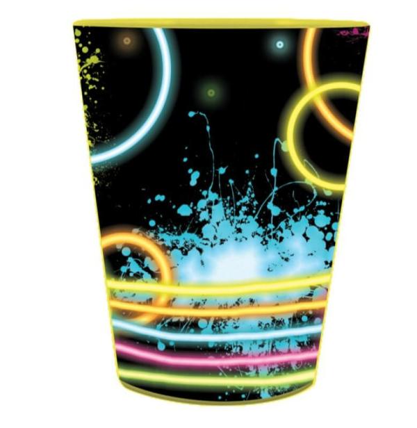 Glow Party Keepsake Souvenir 473Ml Plastic Favour Cup  |   Party Cups