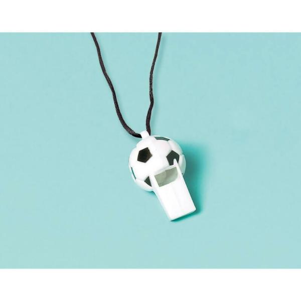 Goal Getter Soccer Whistle Party Favours 8Pk  |   Party Favours