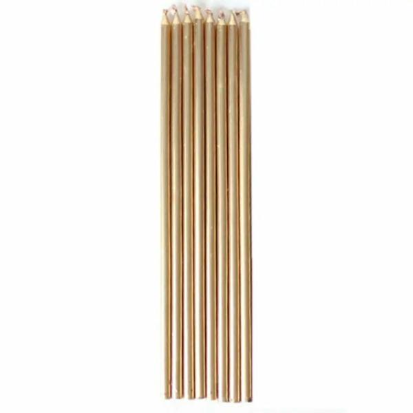 Gold Taper Candles 10Pk  |   Candles