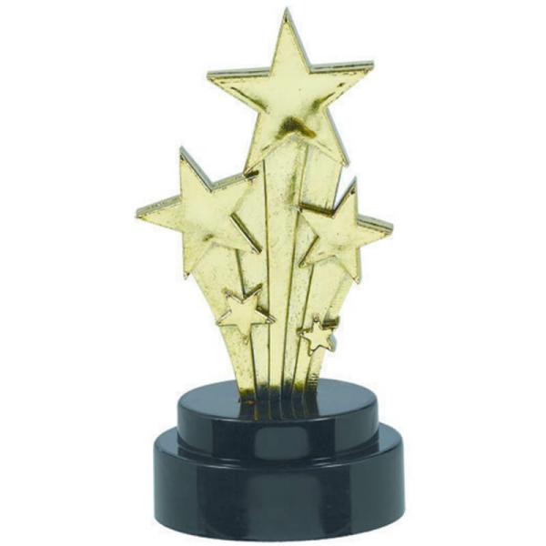 Hollywood Plastic Trophies 6Pk  |   Party Favours