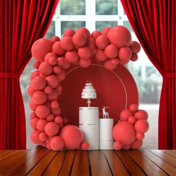 Latex Balloon Garland Diy Kit 86Pcs – Red  |   Balloon Garlands