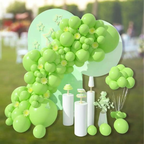 Lime Green Latex Balloon Garland Diy Kit – 129Pcs  |   Balloon Garlands