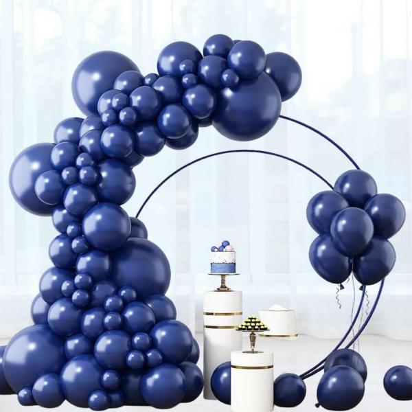 Midnight Blue Latex Balloon Garland 129Pcs  |   Balloon Garlands