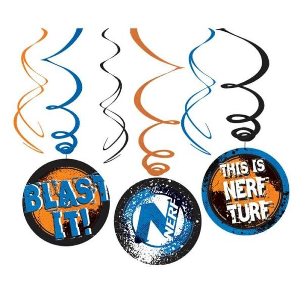 Nerf Swirl Decorations  |   Swirls