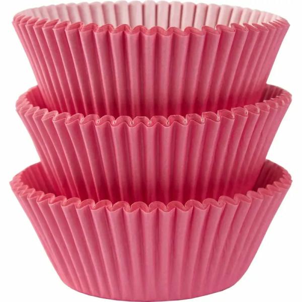 New Pink Cupcake Cases 5Cm 75Pk  |   Baking Cups