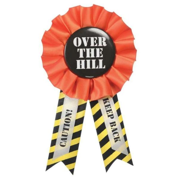 Over The Hill Construction Award Ribbon  |   Award Ribbons