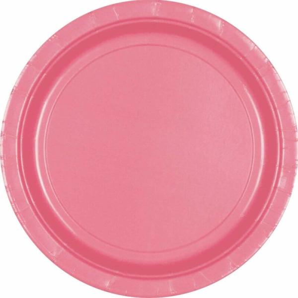 Paper Plates 23Cm 20Pk – New Pink  |   Party Plates