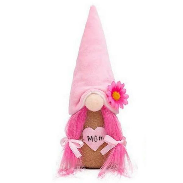 Pink ‘Mom’ Mother’s Day Gnome  |   Gnomes