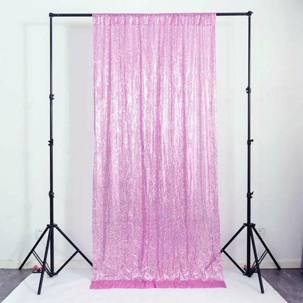 Purple Shimmer Sequin Wall Backdrop Curtain  |   Sequin Backdrop Curtains