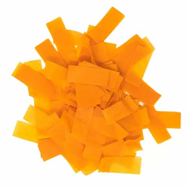 Rectangular Paper Confetti Table Scatters – Orange  |   Paper Confetti