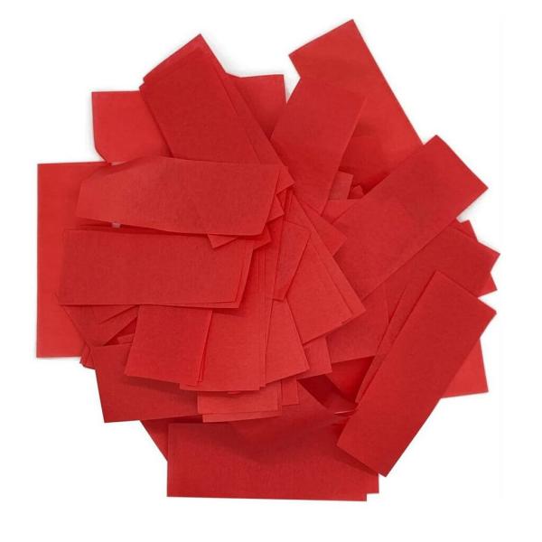 Rectangular Paper Confetti Table Scatters – Red  |   Paper Confetti