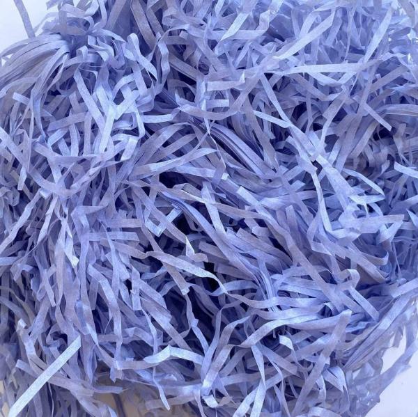 Shredded Tissue Paper 50G Bag – Light Indigo Blue  |   Shredded Paper