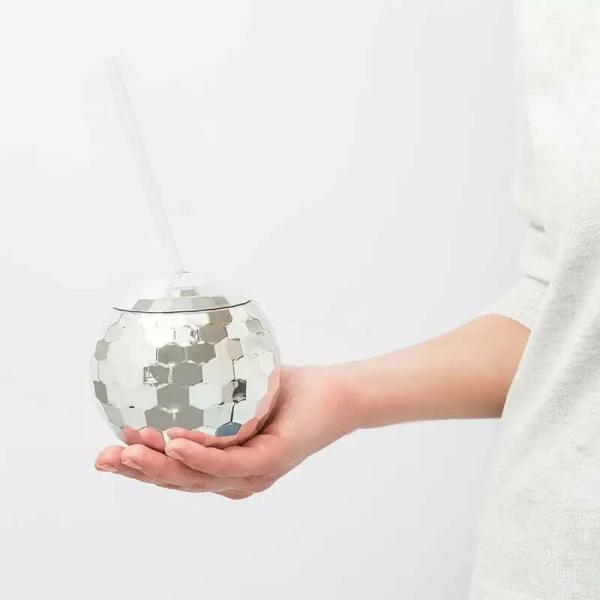 Silver Disco Ball Cocktail Cup  |   Party Cups